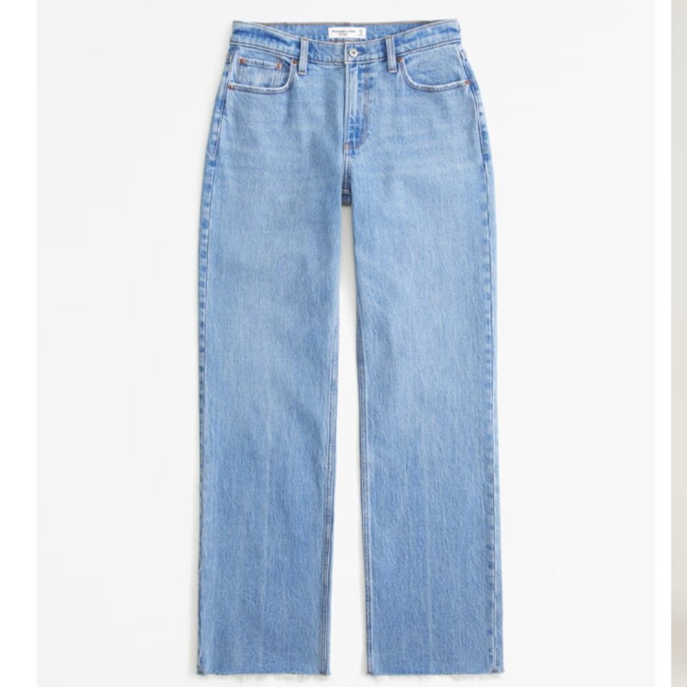 Abercrombie Low Rise Baggy Jean